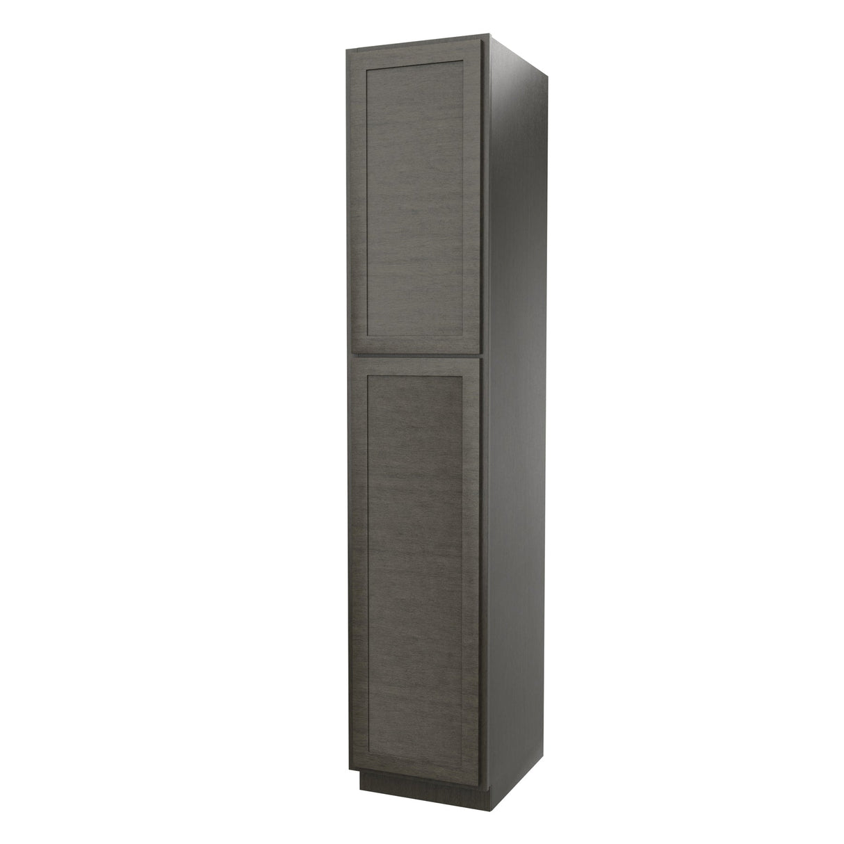 RTA - Elegant Smoky Grey - Single Door Utility Cabinet | 18"W x 90"H x 24"D