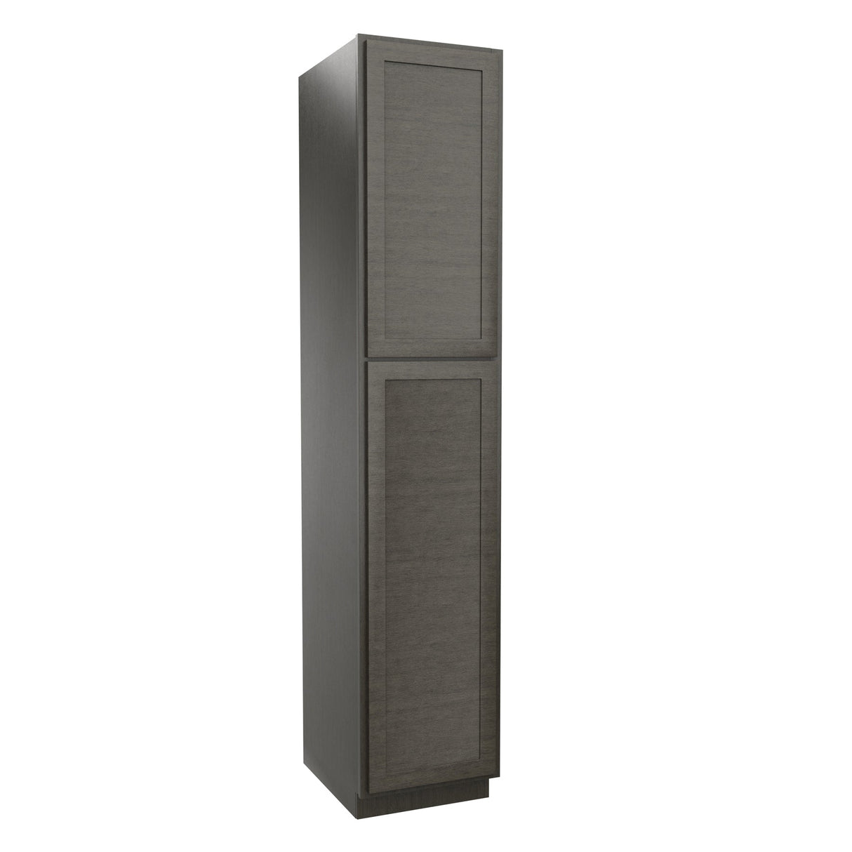 RTA - Elegant Smoky Grey - Single Door Utility Cabinet | 18"W x 90"H x 24"D