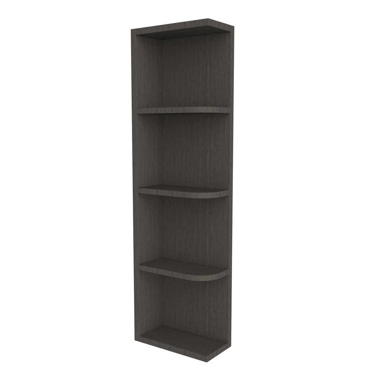 RTA - Elegant Smoky Grey - Knick Knack Wall Shelf | 6"W x 42"H x 12"D