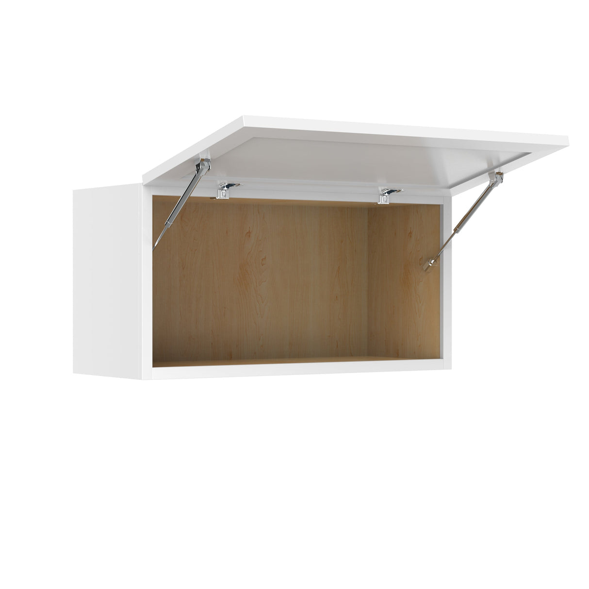 RTA - Elegant White - Horizontal Door Wall Cabinet | 30"W x 15"H x 12"D
