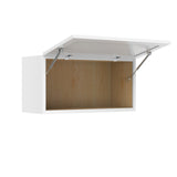 RTA - Elegant White - Horizontal Door Wall Cabinet | 30"W x 15"H x 12"D