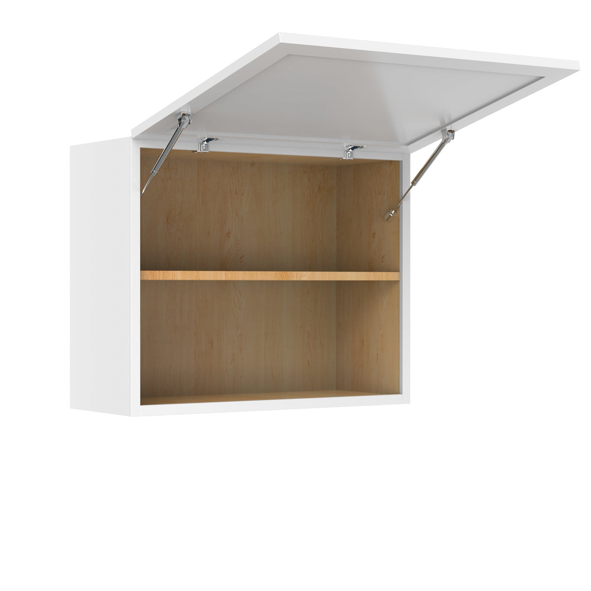 RTA - Elegant White - Horizontal Door Wall Cabinet | 30"W x 24"H x 12"D