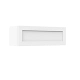 RTA - Elegant White - Horizontal Door Wall Cabinet | 36"W x 12"H x 12"D