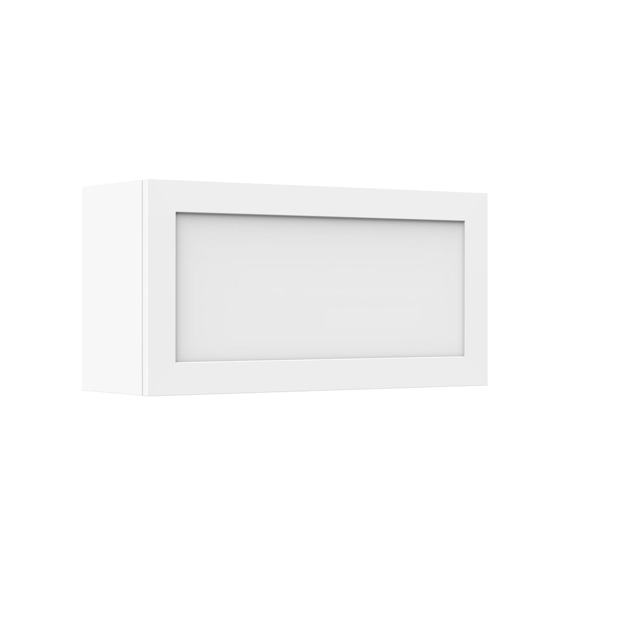 RTA - Elegant White - Horizontal Door Wall Cabinet | 36"W x 18"H x 12"D
