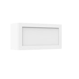 RTA - Elegant White - Horizontal Door Wall Cabinet | 36"W x 18"H x 12"D