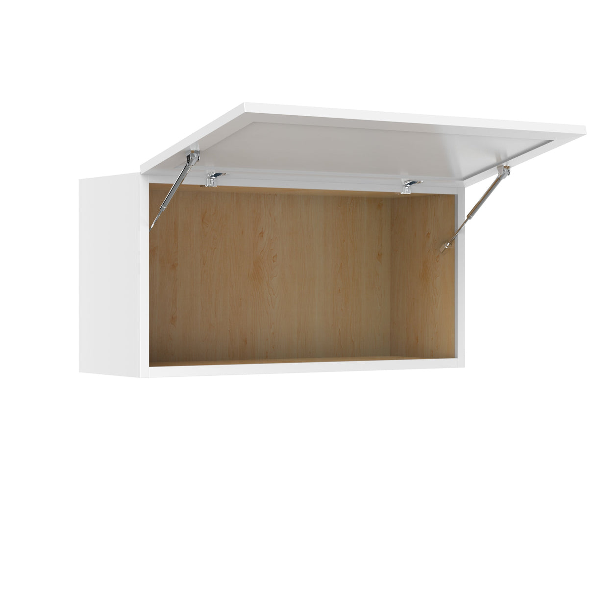 RTA - Elegant White - Horizontal Door Wall Cabinet | 36"W x 18"H x 12"D