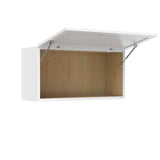 RTA - Elegant White - Horizontal Door Wall Cabinet | 36"W x 18"H x 12"D