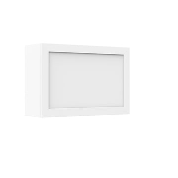 Elegant White - Horizontal Wall Cabinet | 36"W x 24"H x 12"D