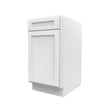 RTA - Elegant White - Single Door Base Cabinet | 18"W x 34.5"H x 24"D