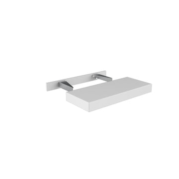 Elegant White - Floating Shelf | 24