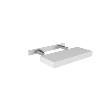 RTA - Elegant White - Floating Shelf | 24"W x 2.5"H x 10"D