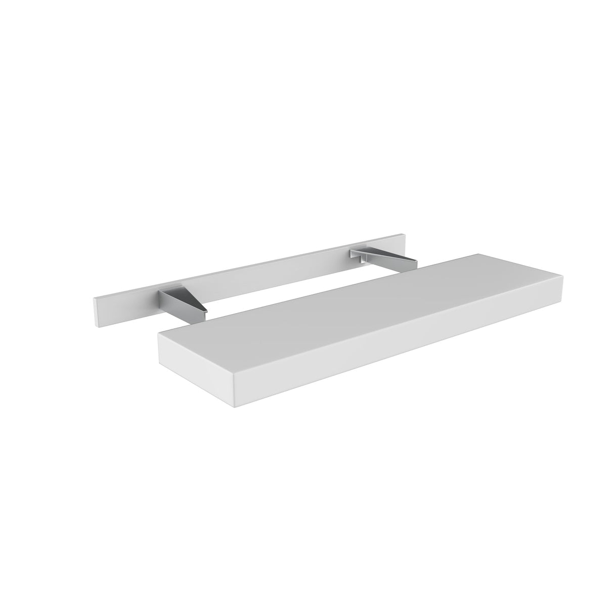 RTA - Elegant White - Floating Shelf | 36"W x 2.5"H x 10"D