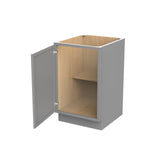 RTA - Elegant Dove - Single Door & Drawer Base Cabinet | 21"W x 34.5"H x 24"D