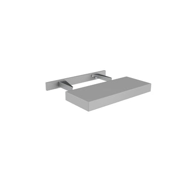 Elegant Dove - Floating Shelf | 24"W x 2.5"H x 10"D