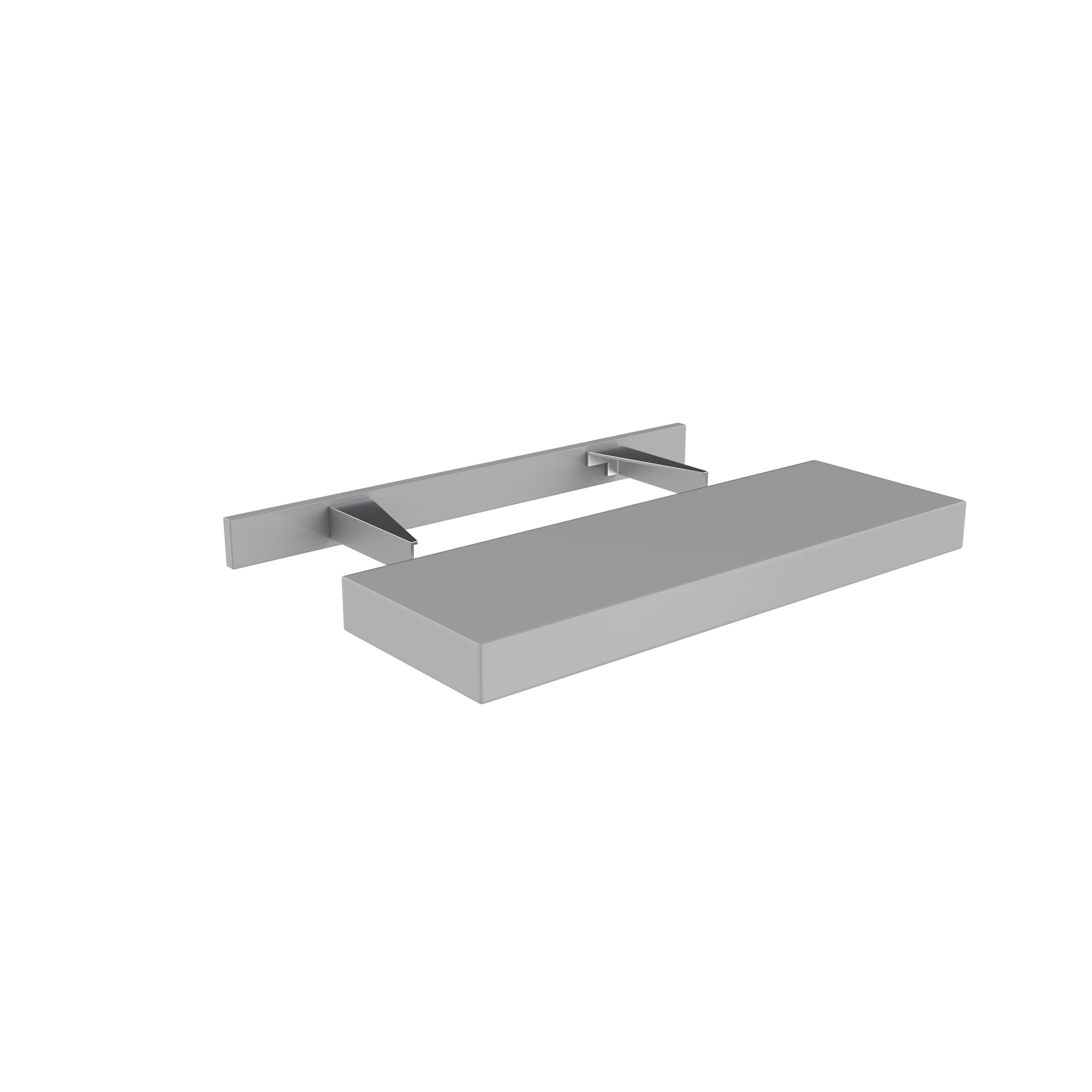 RTA - Elegant Dove - Floating Shelf | 30"W x 2.5"H x 10"D