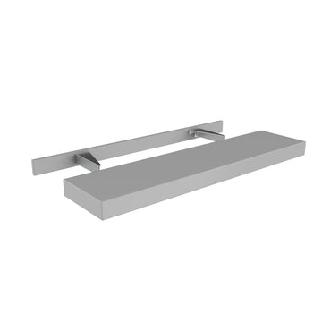 Elegant Dove - Floating Shelf | 42"W x 2.5"H x 10"D