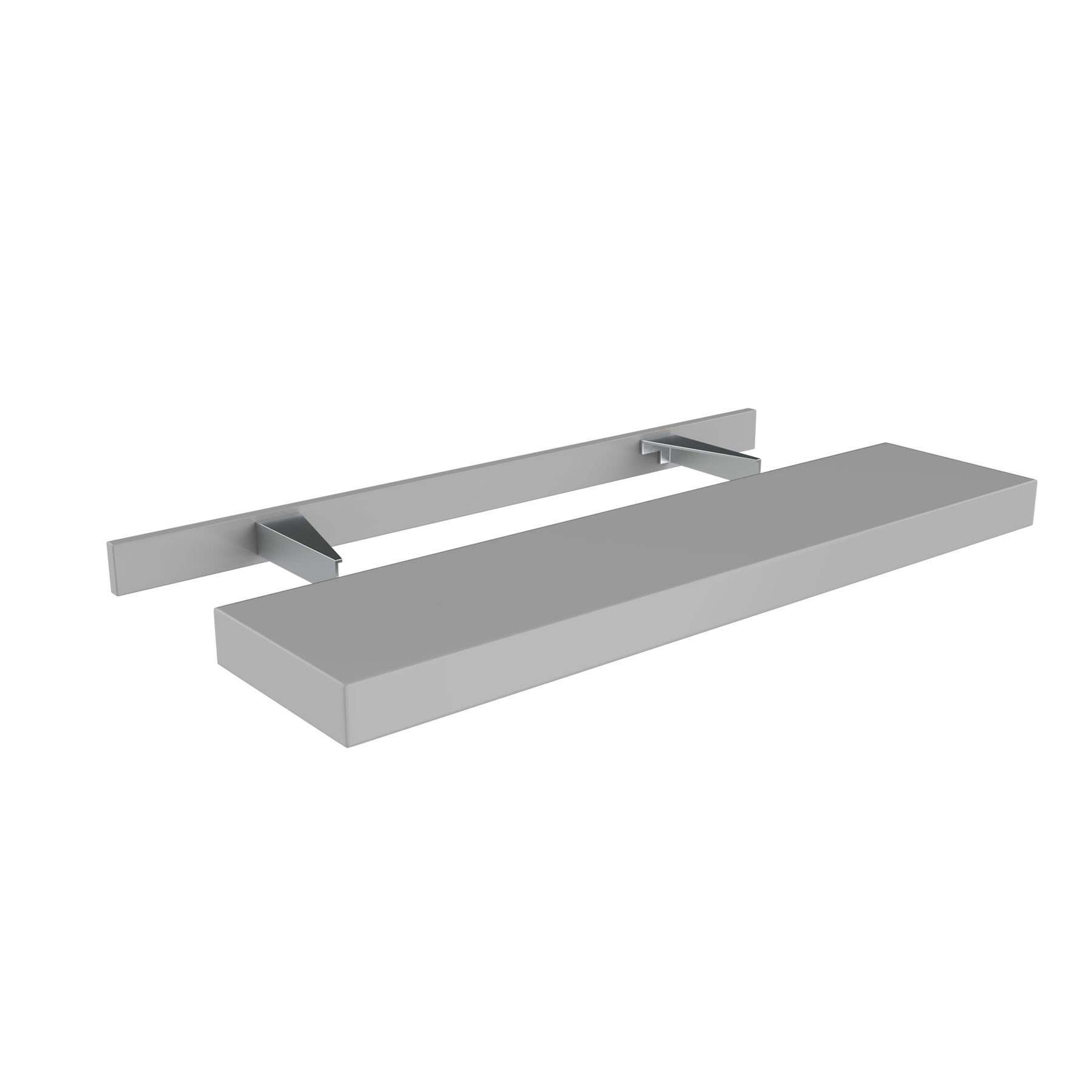 RTA - Elegant Dove - Floating Shelf | 42"W x 2.5"H x 10"D