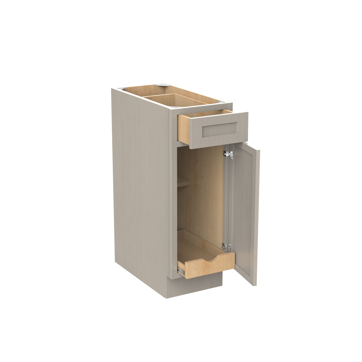 RTA - Elegant Stone - Single Door & Drawer Base Cabinet | 12"W x 34.5"H x 24"D