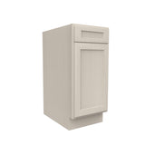 RTA - Elegant Stone - Single Door & Drawer Base Cabinet | 15"W x 34.5"H x 24"D