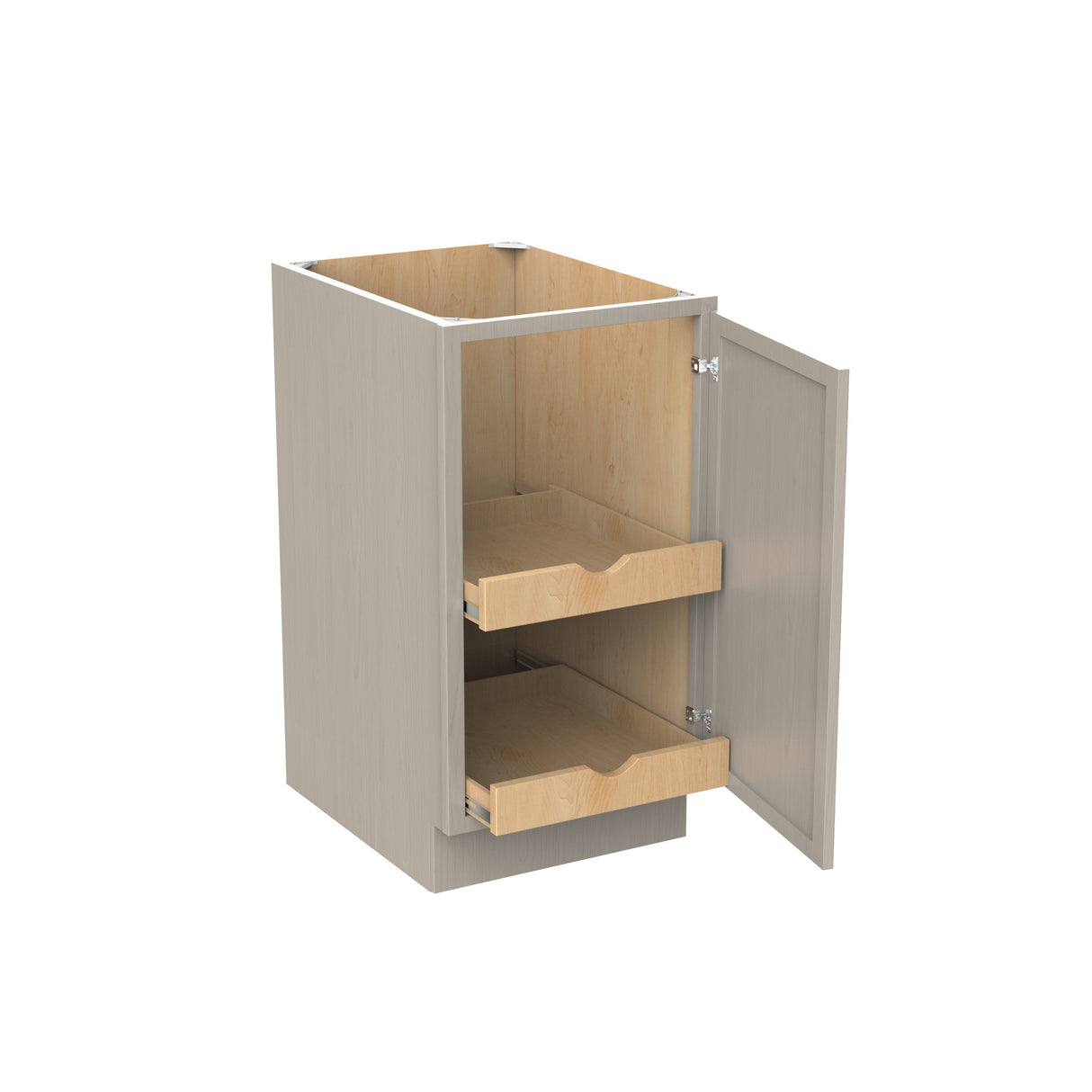 RTA - Elegant Stone - Single Door & Drawer Base Cabinet | 18"W x 34.5"H x 24"D