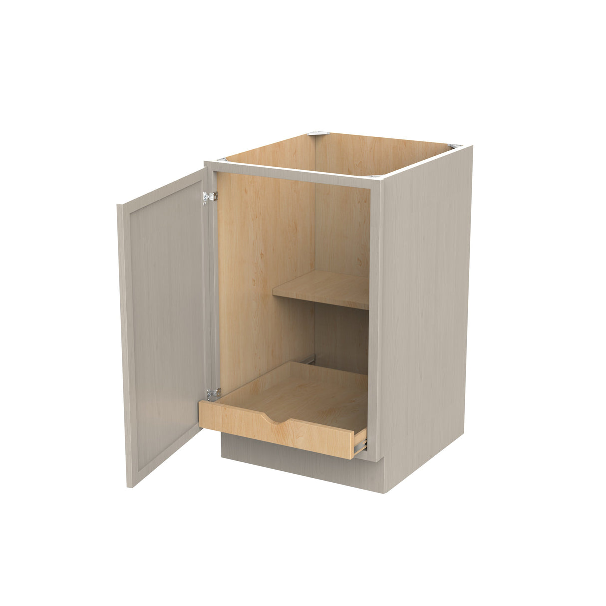 RTA - Elegant Stone - Single Door & Drawer Base Cabinet | 21"W x 34.5"H x 24"D