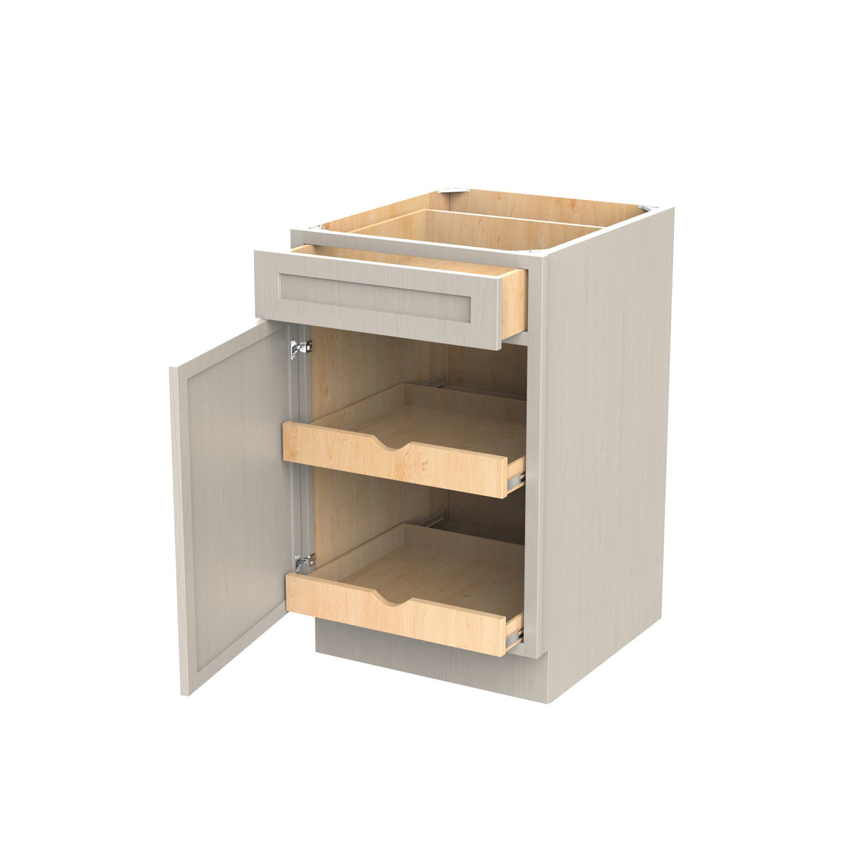 RTA - Elegant Stone - Single Door & Drawer Base Cabinet | 21"W x 34.5"H x 24"D