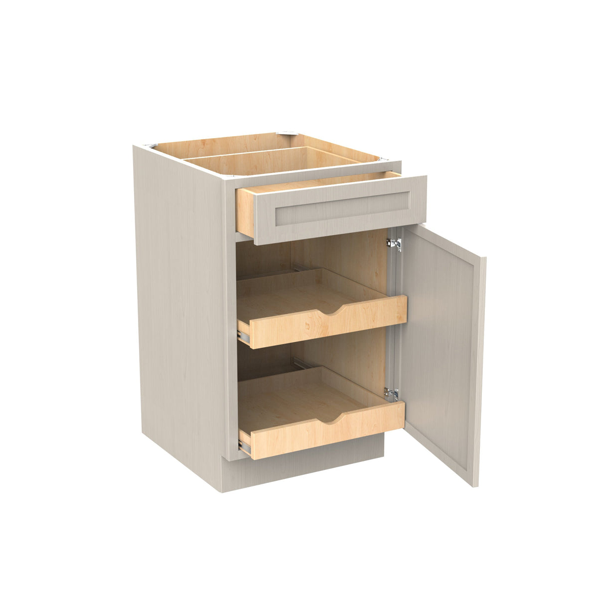 RTA - Elegant Stone - Single Door & Drawer Base Cabinet | 21"W x 34.5"H x 24"D