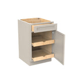 RTA - Elegant Stone - Single Door & Drawer Base Cabinet | 21"W x 34.5"H x 24"D