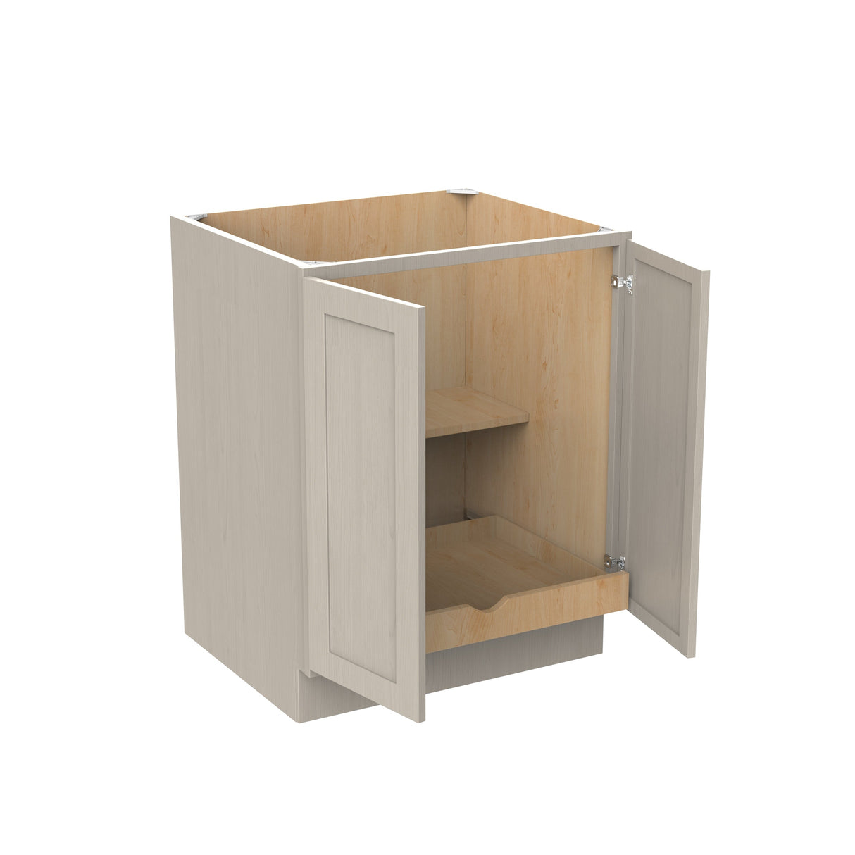 RTA - Elegant Stone - Single Drawer & Double Door Base Cabinet | 27"W x 34.5"H x 24"D