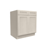 RTA - Elegant Stone - Double Drawer & Door Base Cabinet | 30"W x 34.5"H x 24"D