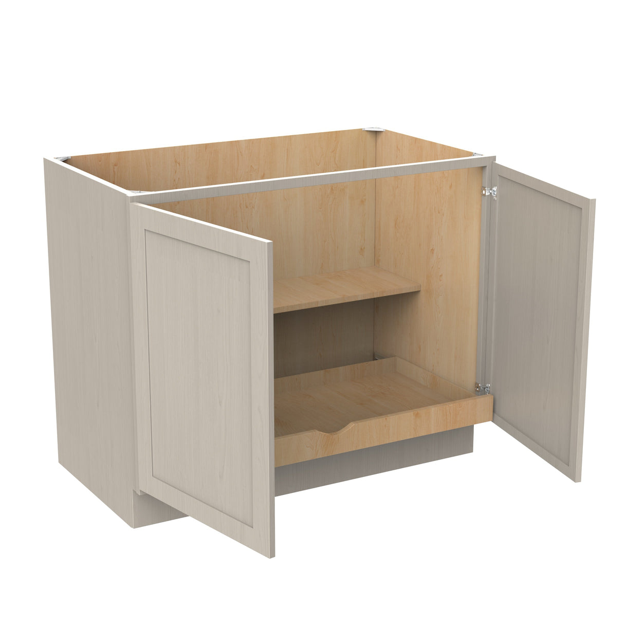 RTA - Elegant Stone - Double Drawer & Door Base Cabinet | 42"W x 34.5"H x 24"D