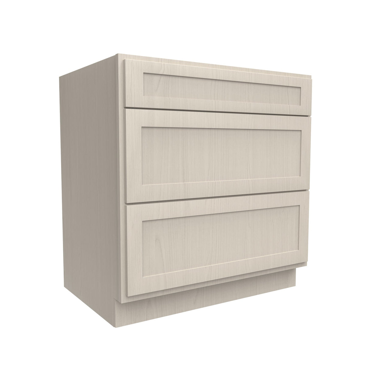 RTA - Elegant Stone - 3 Drawer Base Cabinet | 33"W x 34.5"H x 24"D