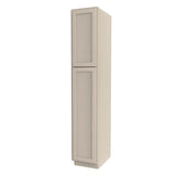RTA - Elegant Stone - Single Door Utility Cabinet | 15"W x 84"H x 24"D