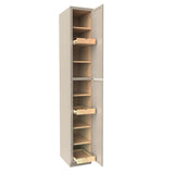 RTA - Elegant Stone - Single Door Utility Cabinet | 15"W x 96"H x 24"D
