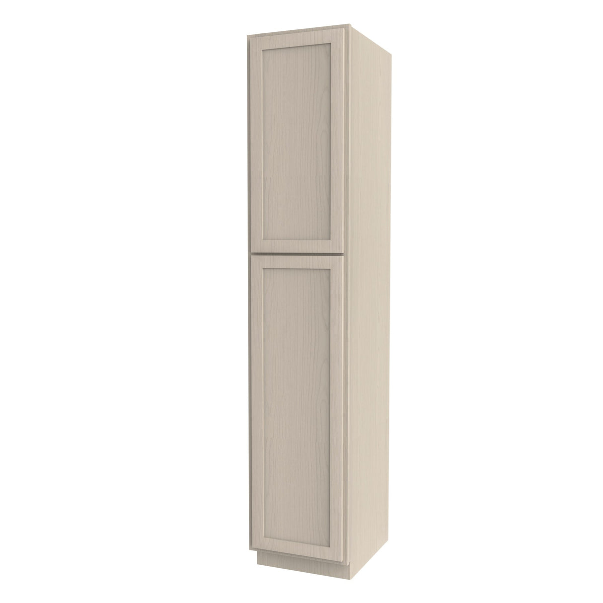 RTA - Elegant Stone - Single Door Utility Cabinet | 18"W x 90"H x 24"D