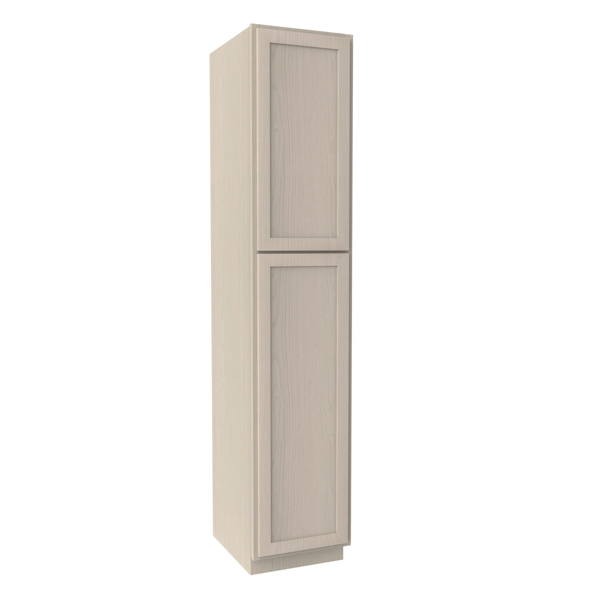 RTA - Elegant Stone - Single Door Utility Cabinet | 18"W x 90"H x 24"D