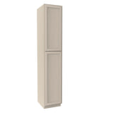RTA - Elegant Stone - Single Door Utility Cabinet | 18"W x 96"H x 24"D