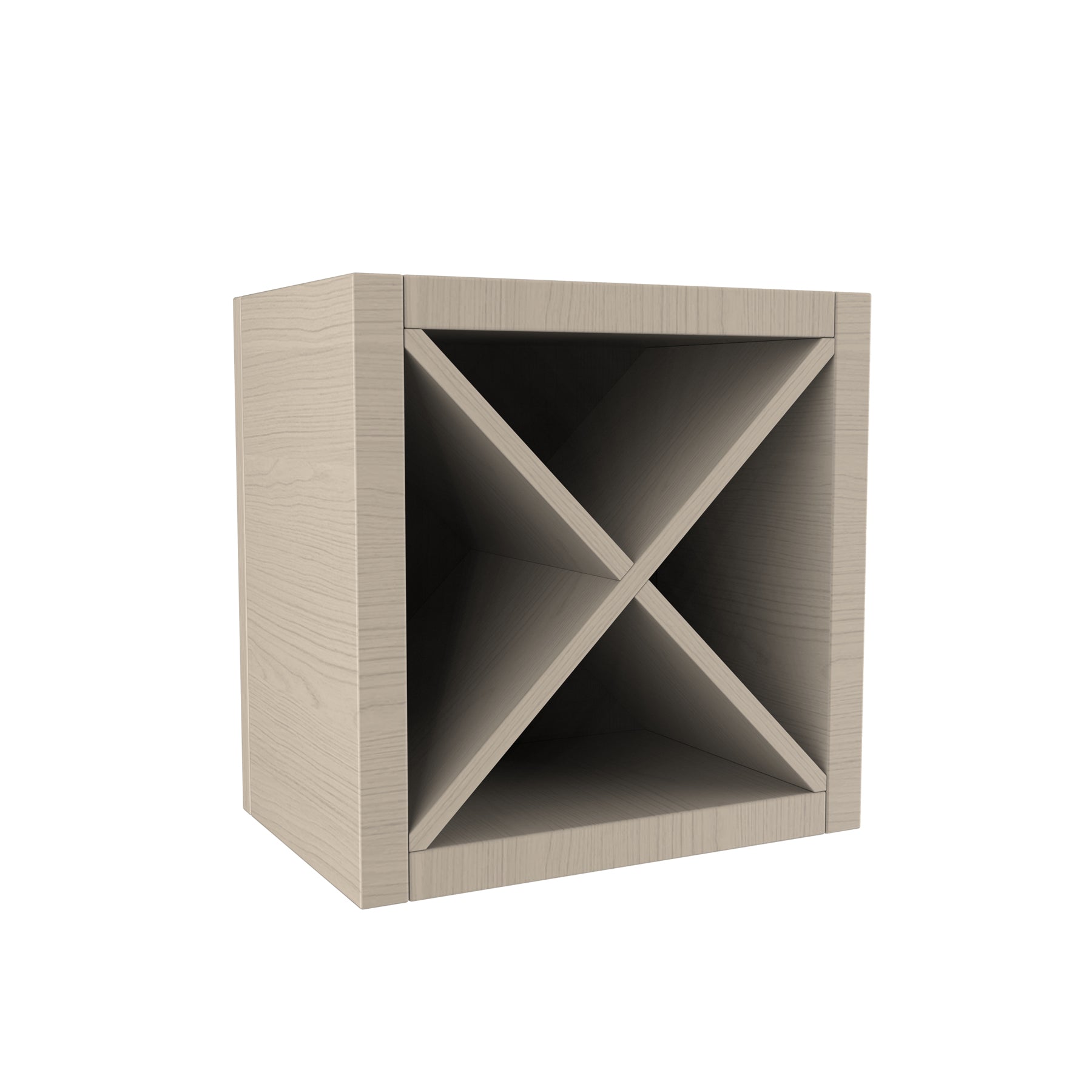 Wine Rack Cabinet |Elegant Stone|18W x 18H x 12D