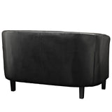 Prospect Channel Tufted Performance Loveseat - BUILDMYPLACE