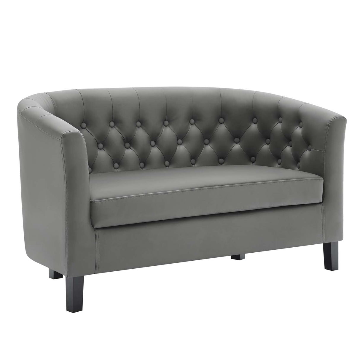 Prospect Channel Tufted Performance Loveseat - BUILDMYPLACE