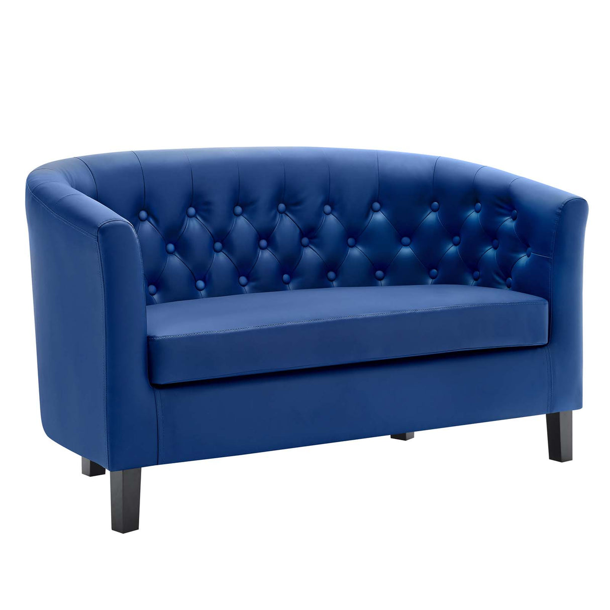 Prospect Channel Tufted Performance Loveseat - BUILDMYPLACE