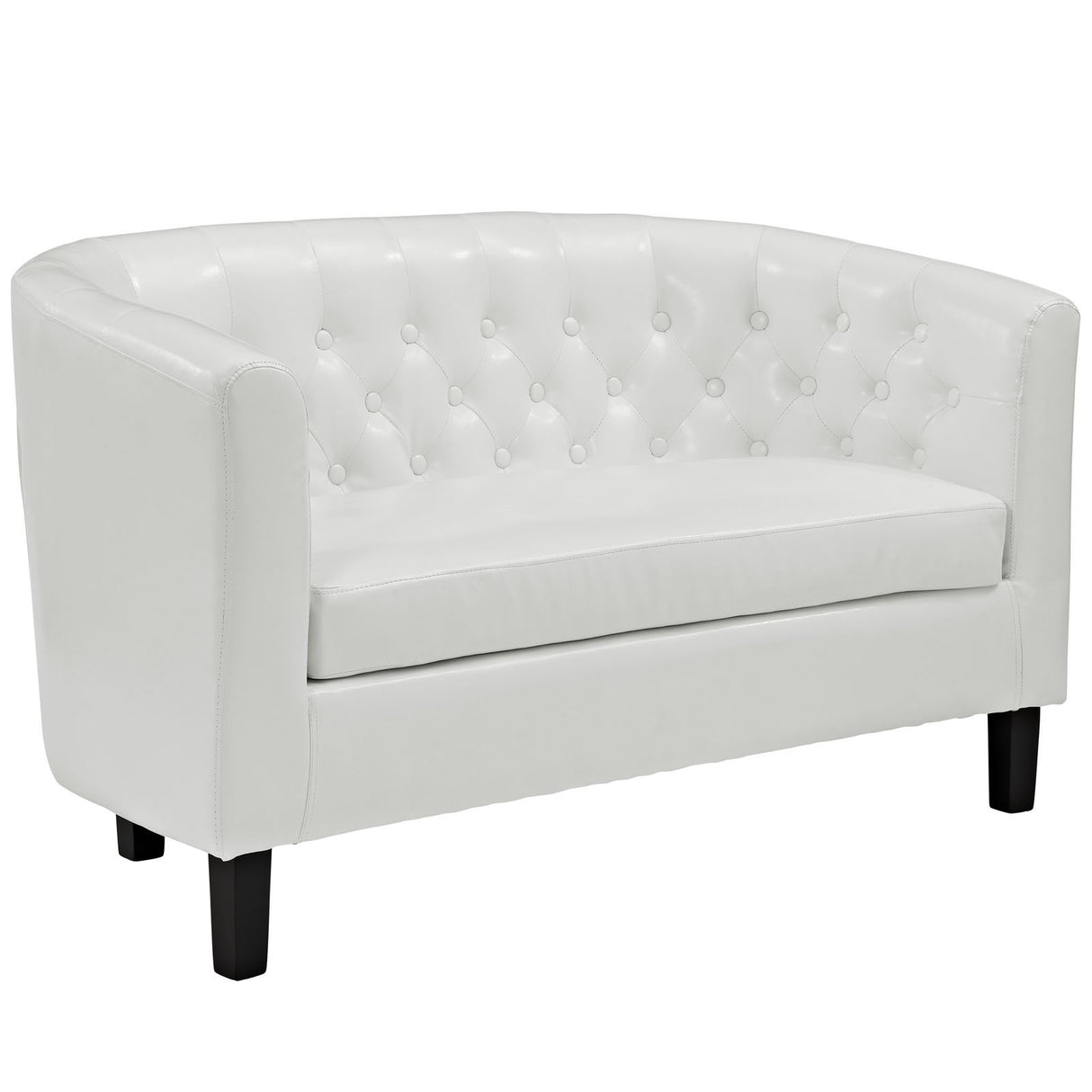 Prospect Channel Tufted Performance Loveseat - BUILDMYPLACE