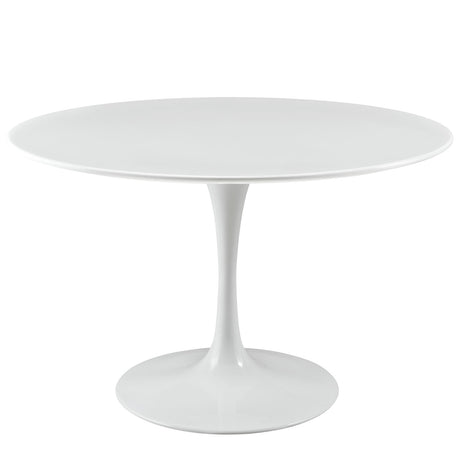 Lippa 47" Round Wood Top Dining Room Table Set - Modern Dining Table Set - BUILDMYPLACE
