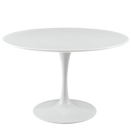 Lippa 47" Round Wood Top Dining Room Table Set - Modern Dining Table Set - BUILDMYPLACE