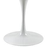 Lippa 40" Round Artifical Marble Dining Room Table Set - Modern Dining Table Set - BUILDMYPLACE