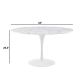 Lippa Artificial Marble Dining Table