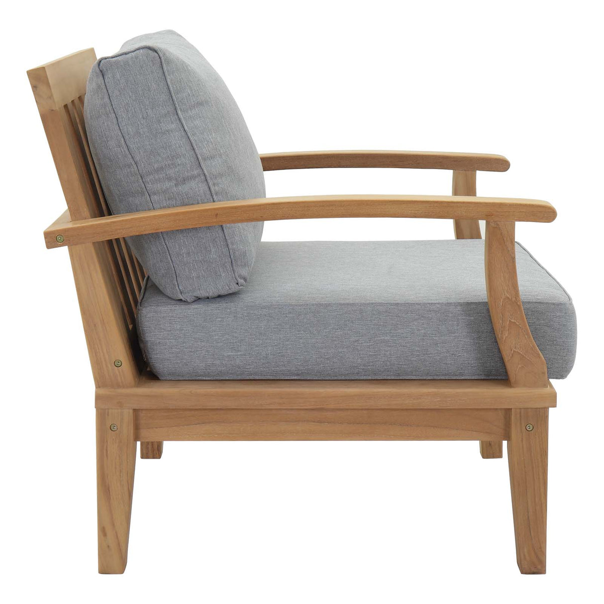 Marina Outdoor Patio Teak Armchair - BUILDMYPLACE