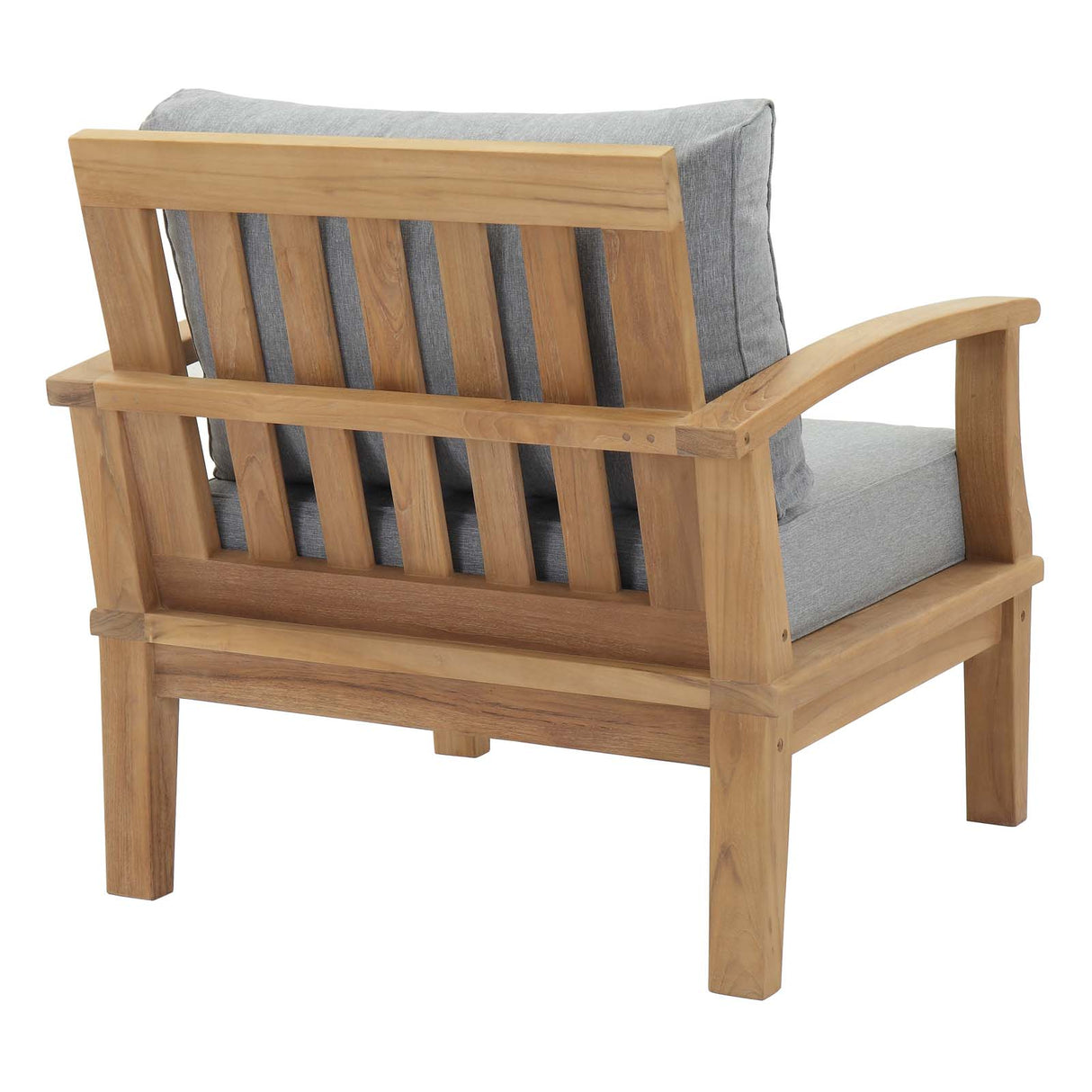 Marina Outdoor Patio Teak Armchair - BUILDMYPLACE
