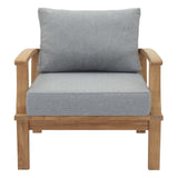 Marina Outdoor Patio Teak Armchair - BUILDMYPLACE