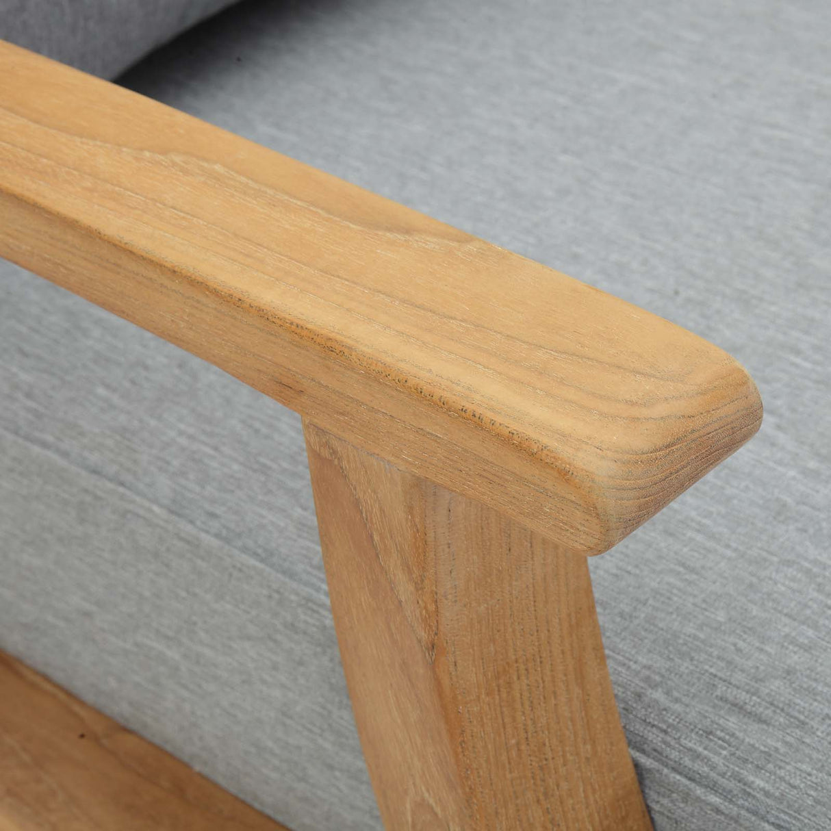 Marina Outdoor Patio Teak Armchair - BUILDMYPLACE